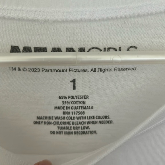 Mean Girls Classic Fit Signature Jersey Crew Tee - Picture 6 of 16